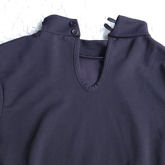 NWT Nasty Girl Black High Neck Bodycon Dress, Size 4 - Picture 5 of 9